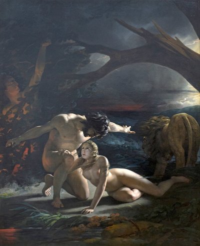 Paradise Lost by Claude Marie Dubufe